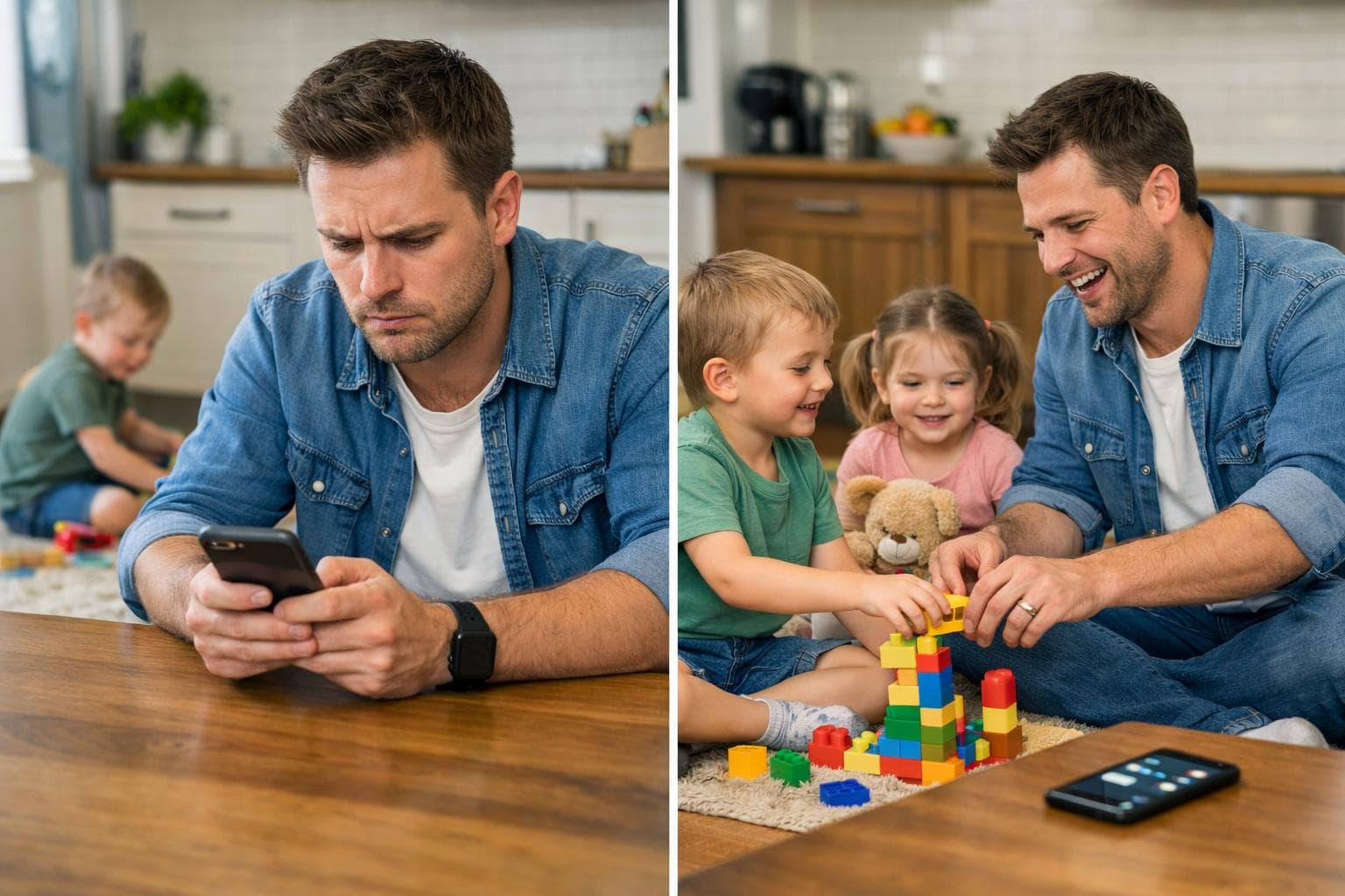 Contractor distracted by phone calls